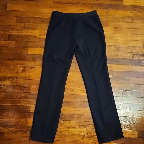 Sandro Ferrone - Roma Black Straight Leg Womens Trousers - Picture 5 of 6